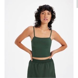 Girlfriend Collective Devon compressive cami 2xl moss